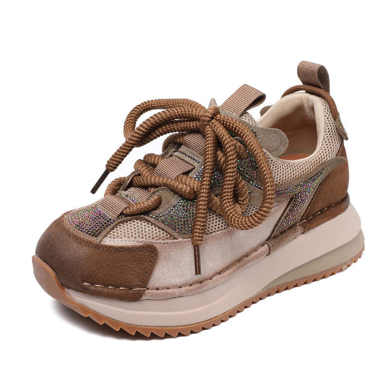 Devanro Devanro Top Grain Cow Leather Cushioning Slip Resistant Abrasion Resistant Breathable Height Increasing