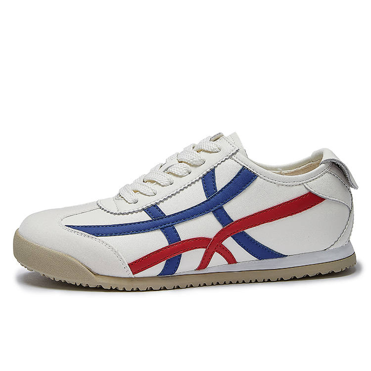 LAORENTOU Abrasion Resistant Slip Resistant Low top Casual Shoes Women's White Blue