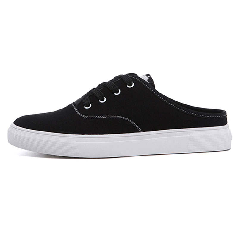 KAQIAODI Closed Toe Slippers Men's Black