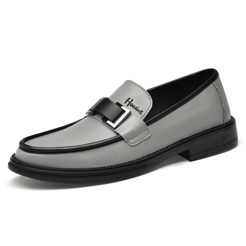HAOXING HAOXING Loafers Men's Gray