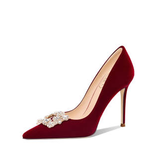 Holy Rose Slim Heel Commemoration High Heels 10cm Women's