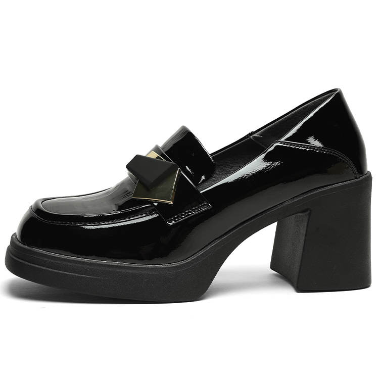 Mulinsen Pu Loafers 7.5cm Women's