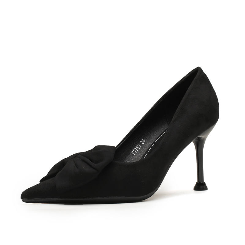 YAFEI XUANYU Suede Slim Heel High Heels Women's