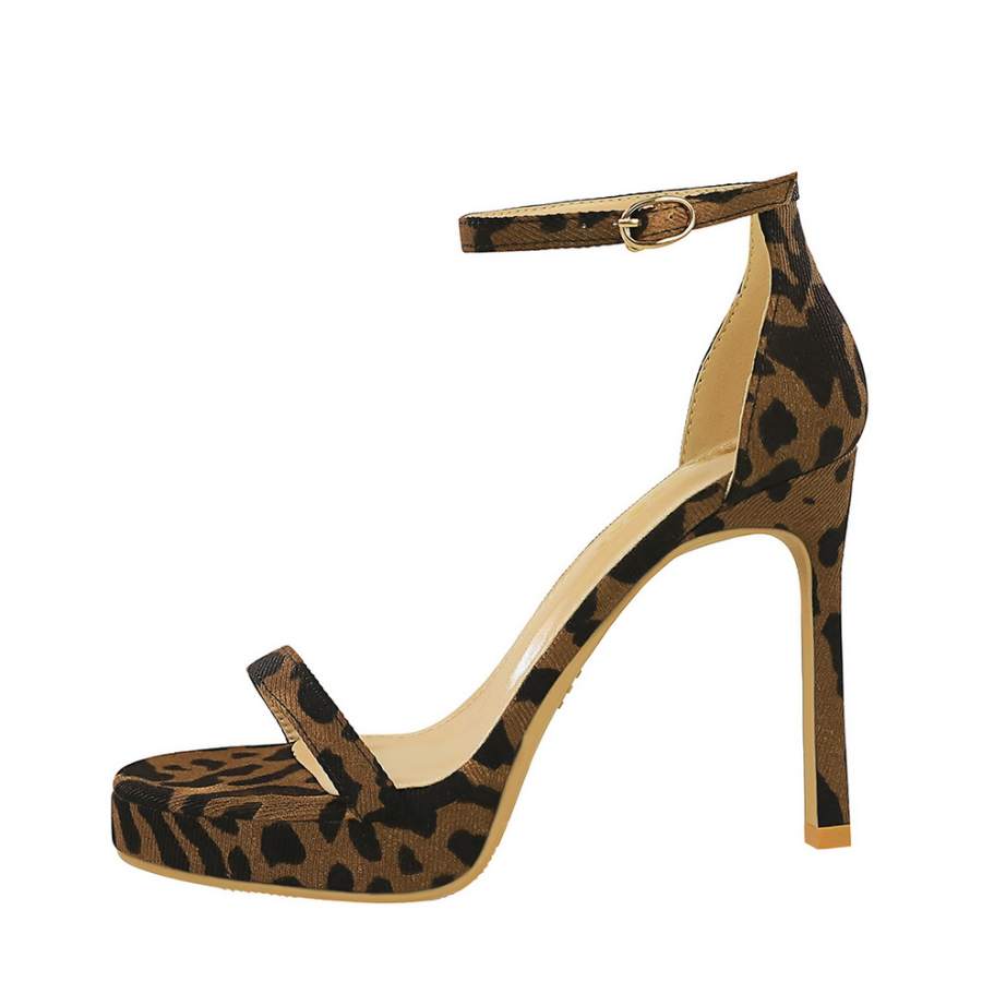 YAFEI XUANYU Suede One Strap Sandals Women's