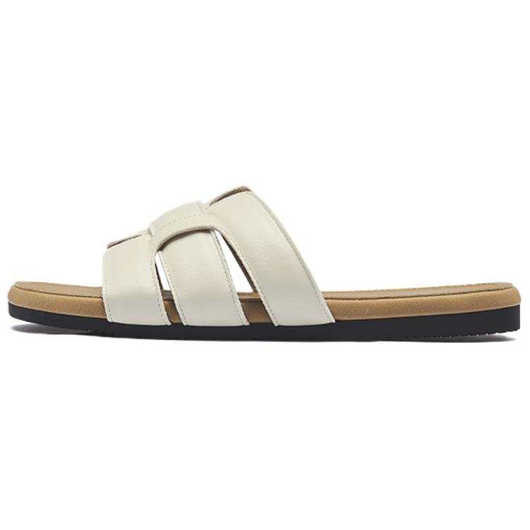 AGSDON Slide Slippers Women's Beige/Pink/Yellow