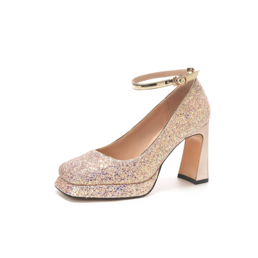 ZUOMILUO High Heels Women's Champagne
