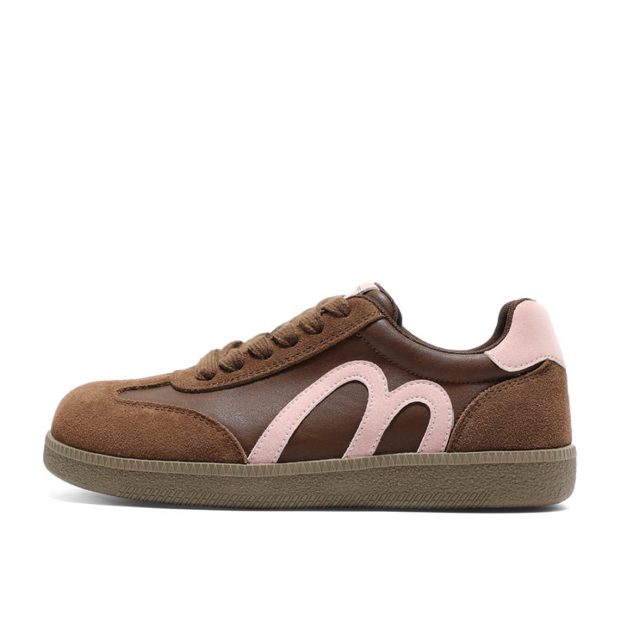 Senda Synthetic Leather, Split Cow Leather Abrasion Resistant Low top Skateboard Shoes Women's
