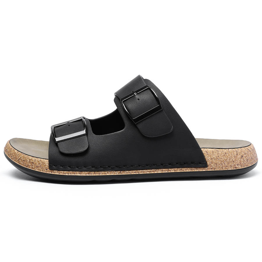Mulinsen PU Polyurethane Stitching Abrasion Resistant Abrasion Resistant Slide Slippers Men's