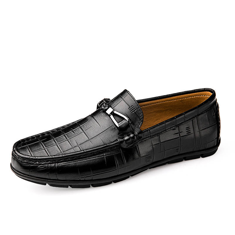 GONGNIULEITING Top Grain Cow Leather Casual Shoes Men's