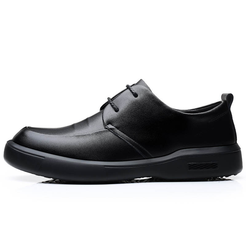 PTLS PTLS Casual Leather Shoes Men's Low Top Black