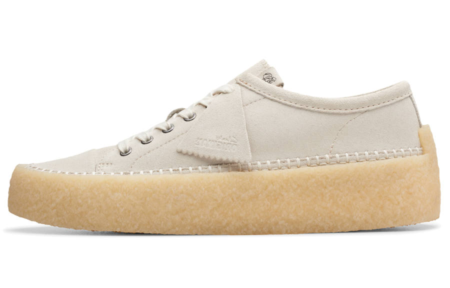 Clarks Low top Skateboard Shoes Men's White