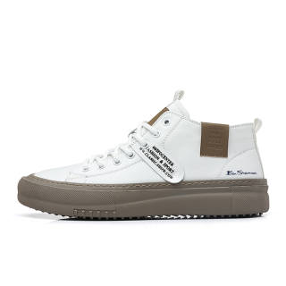 BEN SHERMAN Cow Split Leather Mid top Casual Shoes Men's