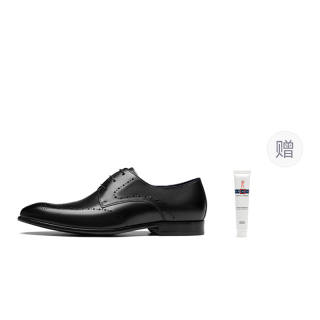 ROBERTA DI CAMERINO Top Grain Cow Leather Dress Shoes Men's Black
