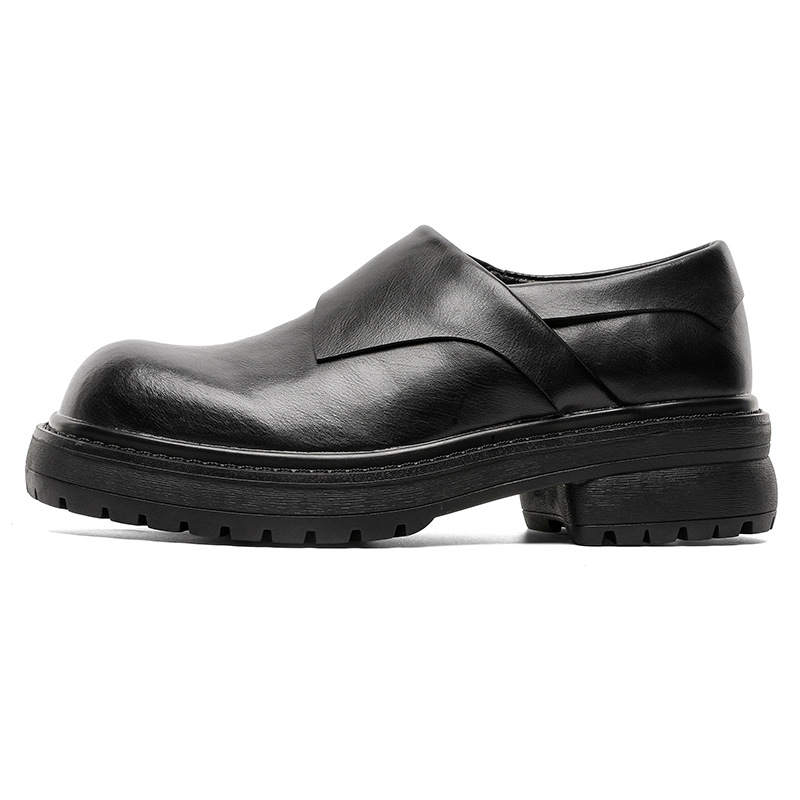 WEISHIBANGWEI WEISHIBANGWEI Microfiber Leather Casual Leather Shoes Men's Black