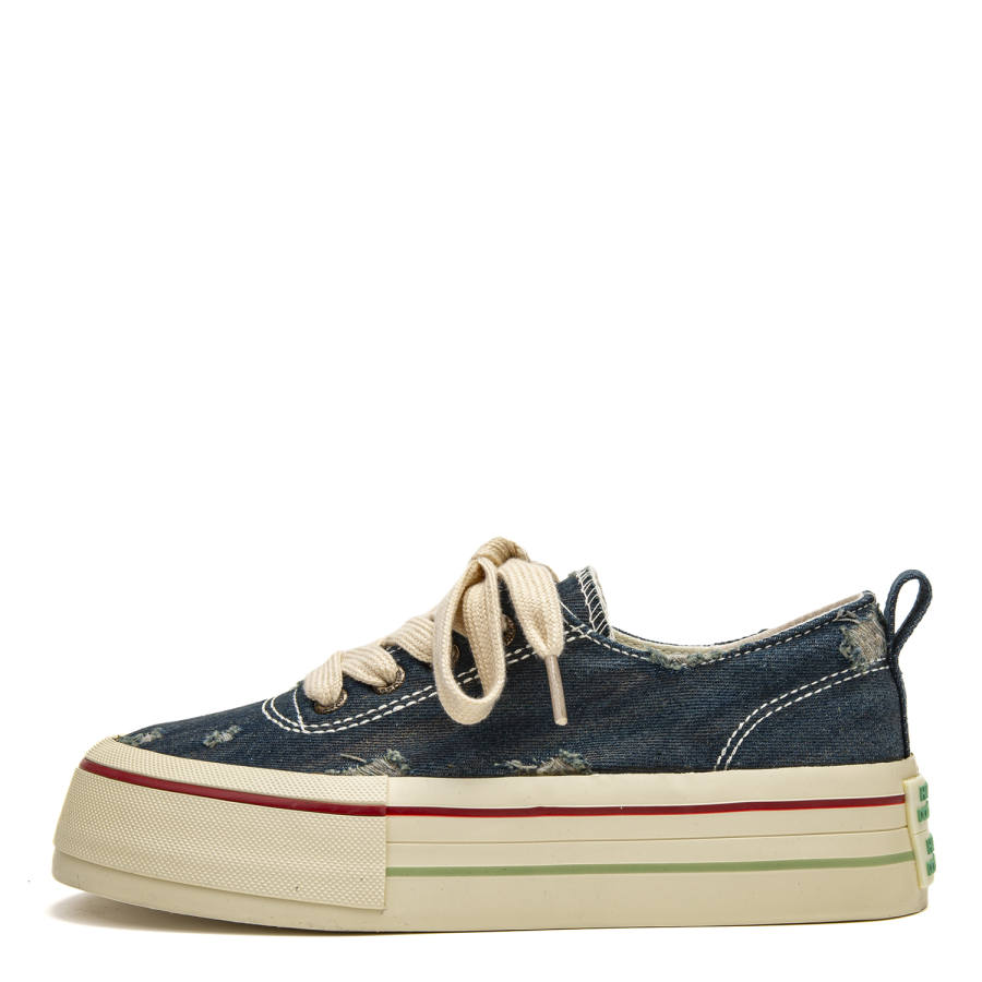 STAE Denim Slip Resistant Abrasion Resistant Slip Resistant Abrasion Resistant Low top Skateboard Shoes Women's