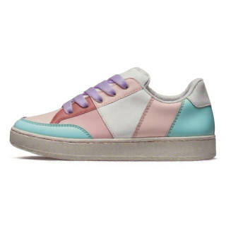 SHUXIAOBEI Synthetic Leather Low top Skateboard Shoes Unisex Candy