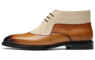 Roberta Di Camerino Ankle Boots Men's Yellow Brown