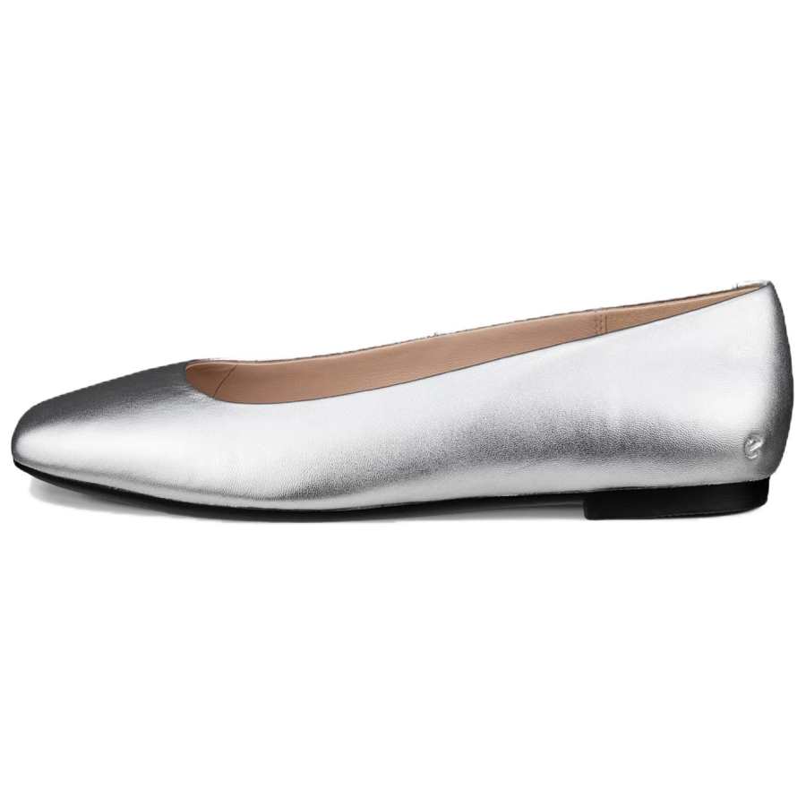 Ecco Ecco Margot Leather Casual Shoes Women's Silver