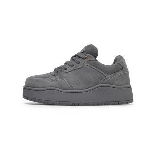 JIPOSEN Fashion Trend Low top Skateboard Shoes Unisex Gray