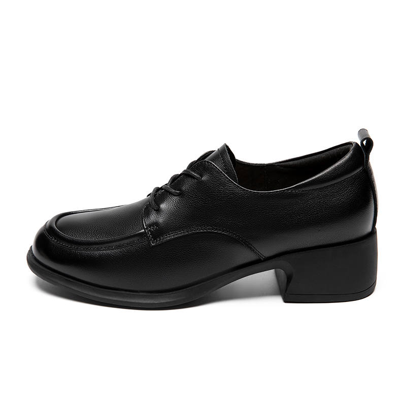 ZHR Top Grain Cow Leather Casual Shoes Women's