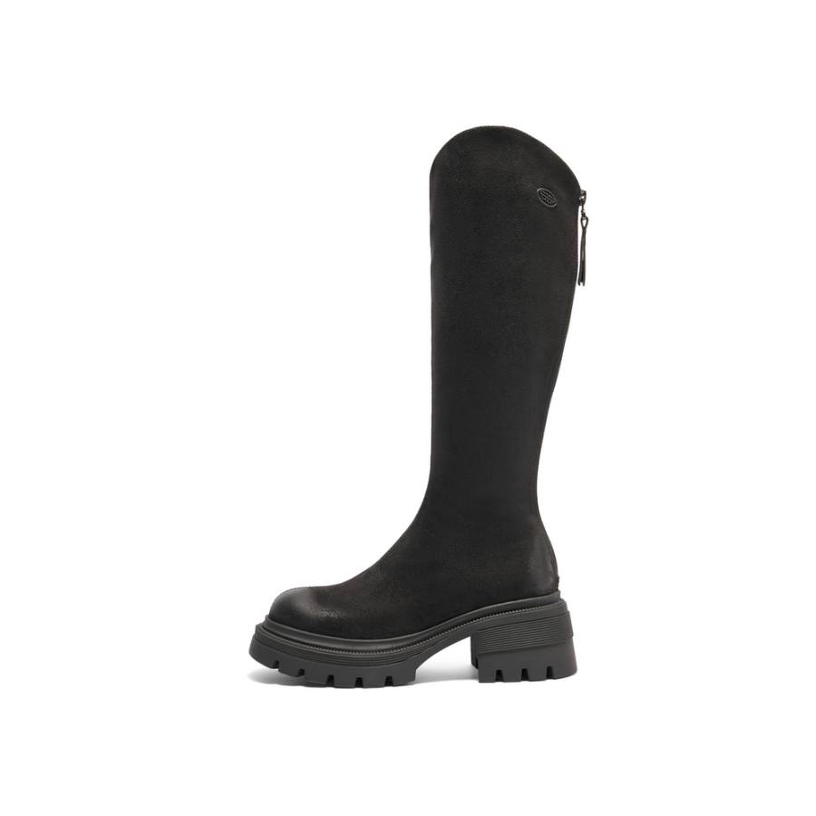 BELLE Knee high Boots 5.5cm Women's Black Brown