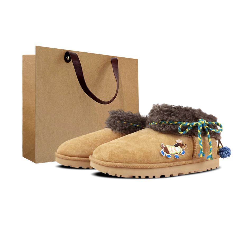 UGG CLASSIC ULTRA MINI Thermal Slip Resistant Thermal Slip Resistant Ankle Length Snow Boots Women's