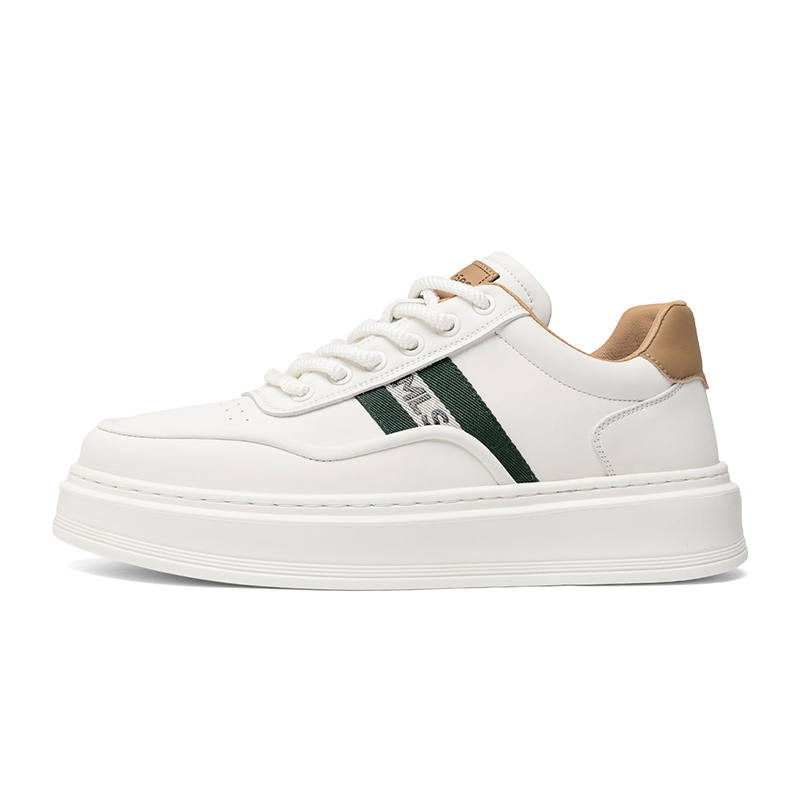 Mulinsen Synthetic Leather Cushioning Slip Resistant Abrasion Resistant Low top Casual Shoes Men's