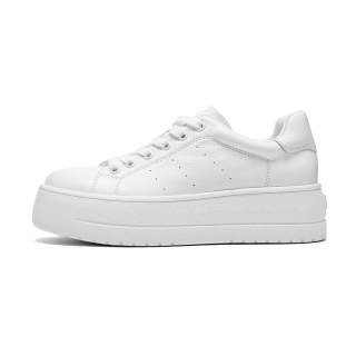 MUX Cow Leather Low top Skateboard Shoes Women's Ecru