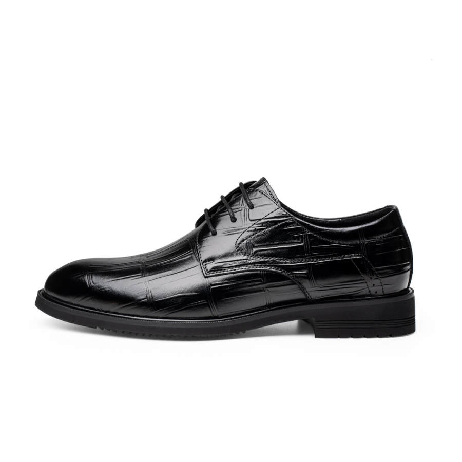 FED Top Grain Cow Leather Casual Leather Shoes Men's Black