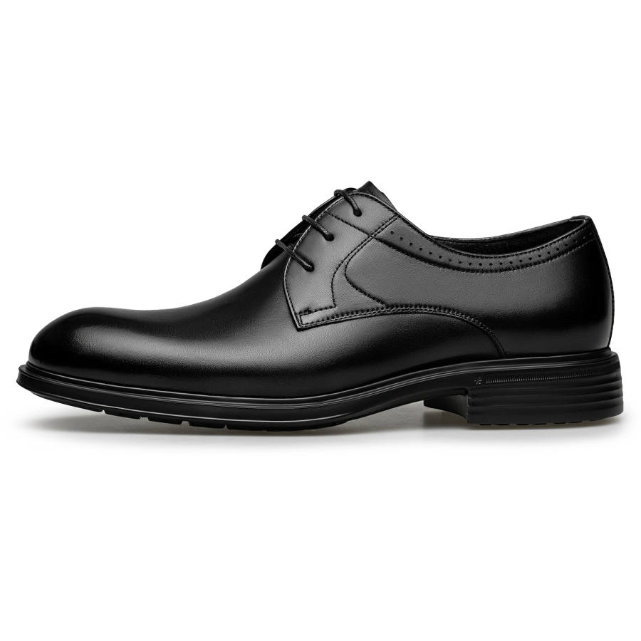 ZRO Genuine Leather Men's Casual Shoes Men's Black/Coffee