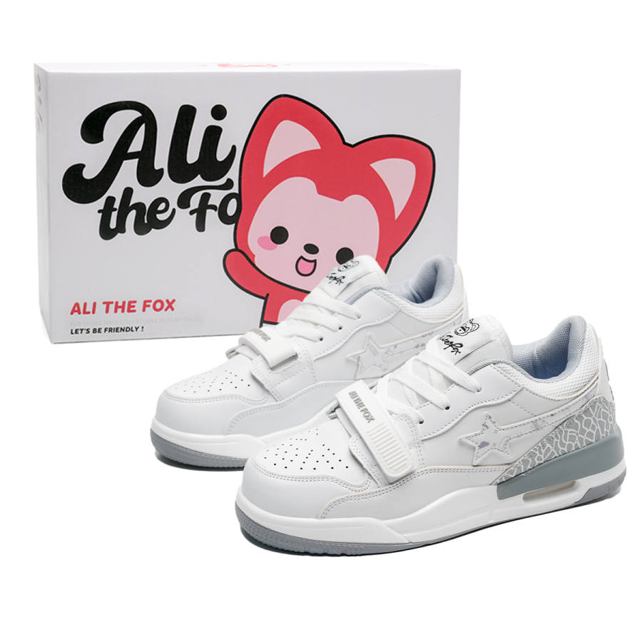 ALI THE FOX Balance Lightweight Breathable Low top Skateboard Shoes Unisex