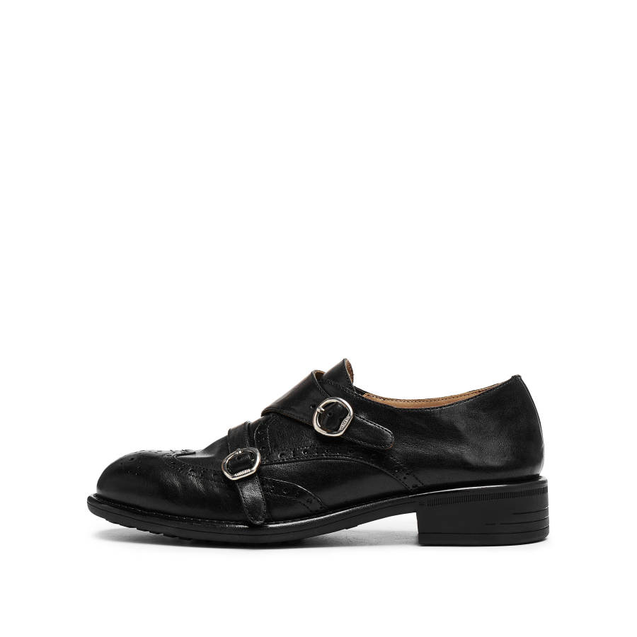 Staccato Monk Waltz Cow Leather Casual Shoes Women's