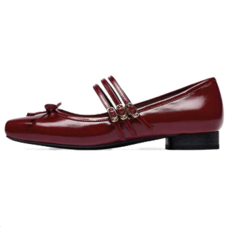 73Hours Cute Rule Breaking Chunky Heel Mary Jane Shoes 2cm Women's