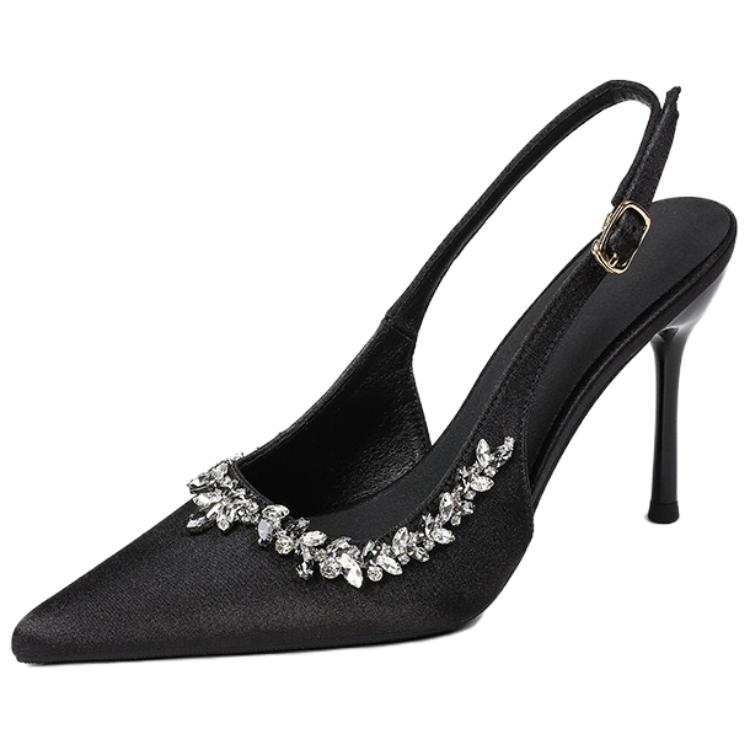 RoseDoris RoseDoris Silk High Heels Women's Black
