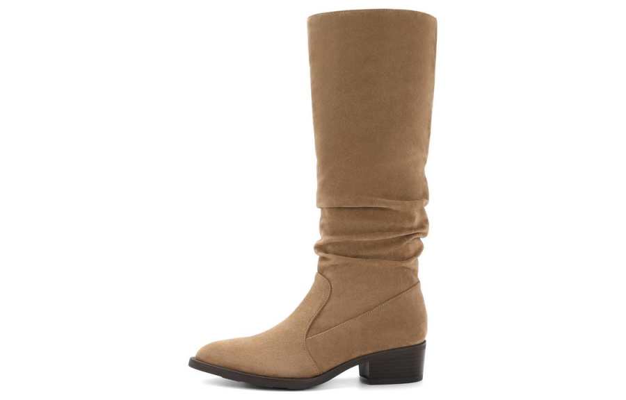 BELLE Slouchy Boots Knee high Boots 4.5cm Women's