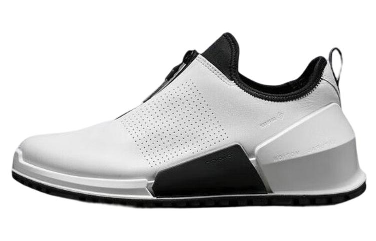 Ecco Leather Low top Sports Casual Shoes Men's White Black
