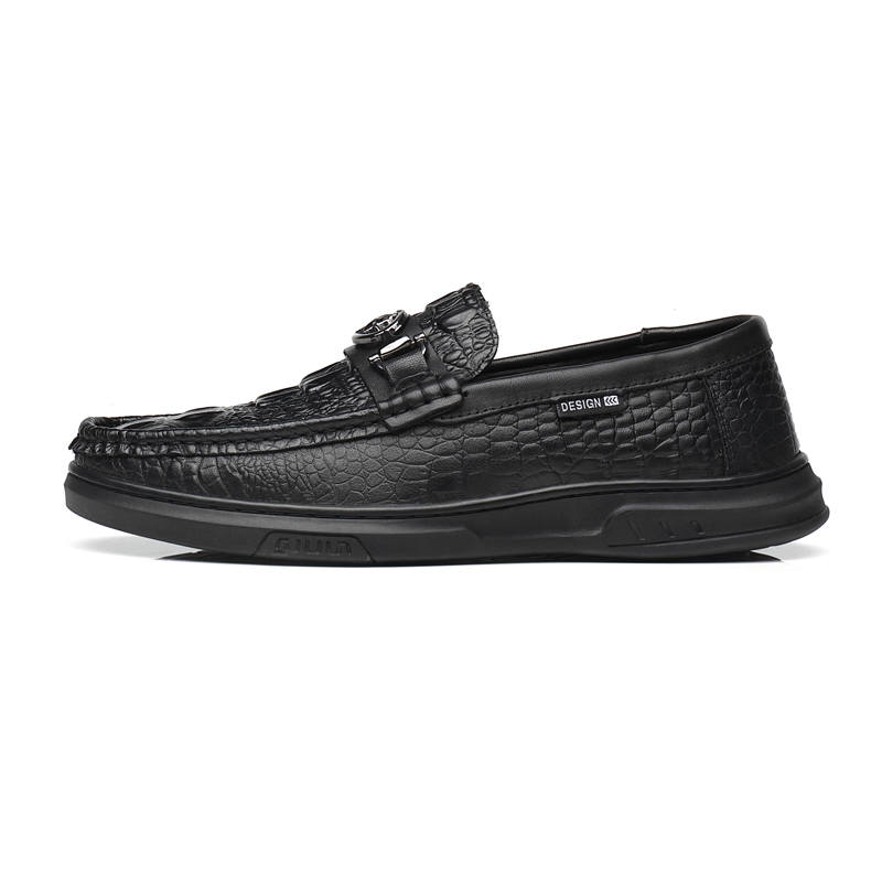KJ Men's Casual Shoes Men's Low Top Black