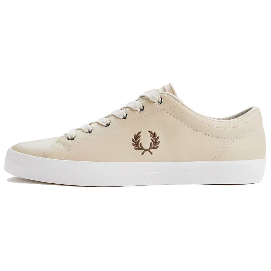 FRED PERRY Baseline Low top Skateboard Shoes Unisex Oat
