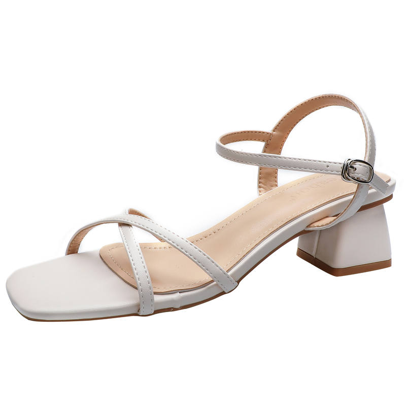 TATAYA Microfiber Leather One Strap Sandals Women's