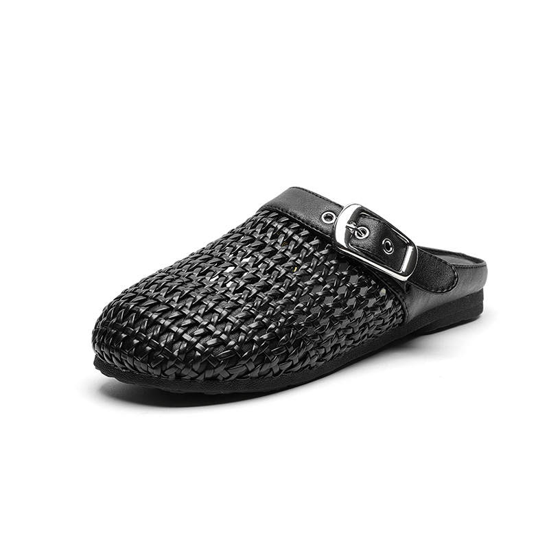 HUANAI Rubber Sole Abrasion Resistant Closed Toe Slippers Women's