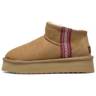 TASMAN AUS Sheepskin Thermal Height Increasing Thermal Height Increasing Short Snow Boots 4cm Women's