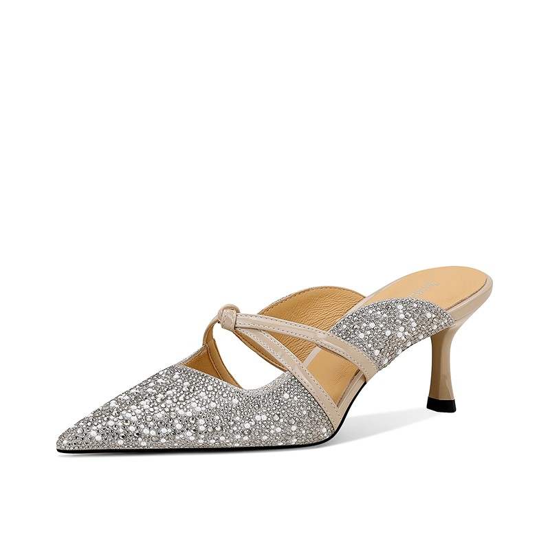 JESSICA SOPHIA Rubber Sole Closed Toe Slippers Women's