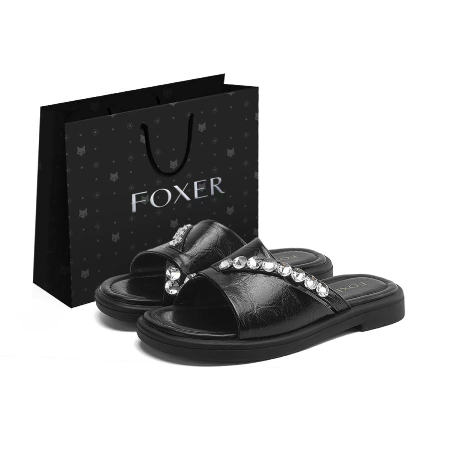 FOXER Slip Resistant Abrasion Resistant Slip Resistant Abrasion Resistant Slide Slippers Women's