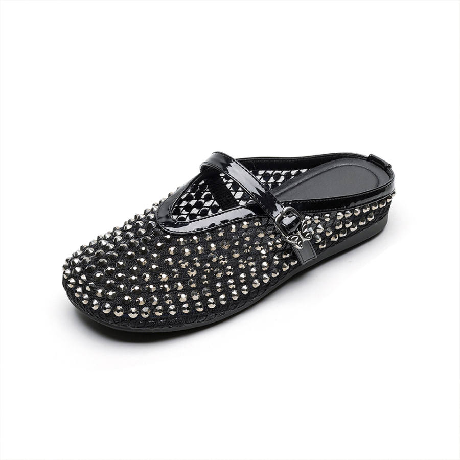 MADALLO Closed Toe Slippers Women's Black