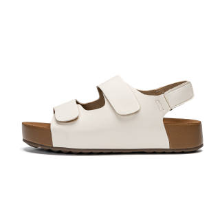 EXULL Q Pu Beach Sandals Women's Beige