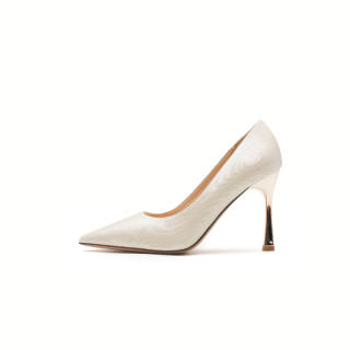 ZUOMILUO Silk Slim Heel High Heels Women's