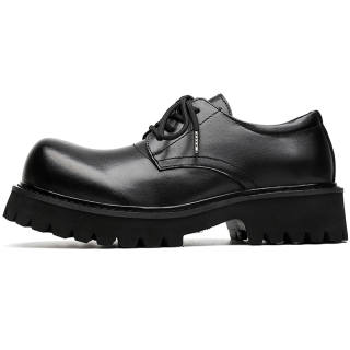 SHUPATE Microfiber Leather Casual Shoes Men's Black