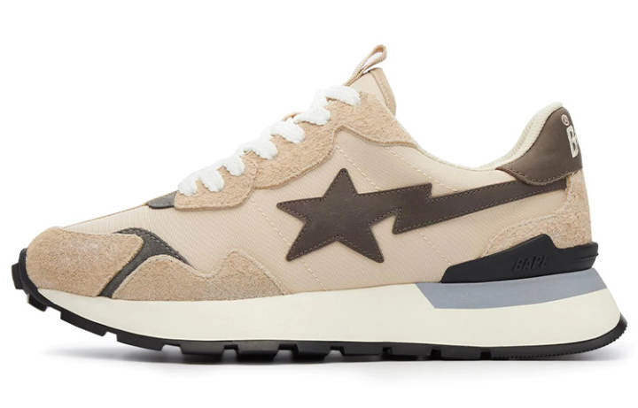 A BATHING APE A BATHING APE ROAD STA EXPRESS Suede, Leather Slip Resistant, Abrasion Resistant, Lightweight