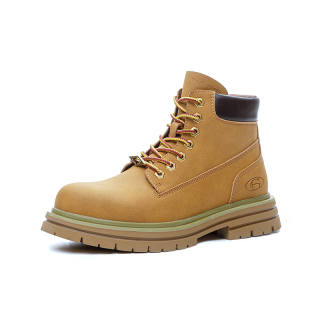 PLO CART Short Combat Boots Unisex Yellow