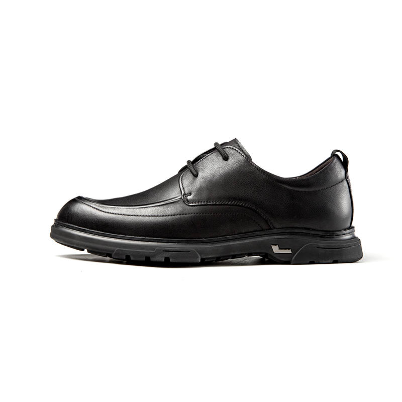 AOKANG Casual Leather Shoes Men's Black
